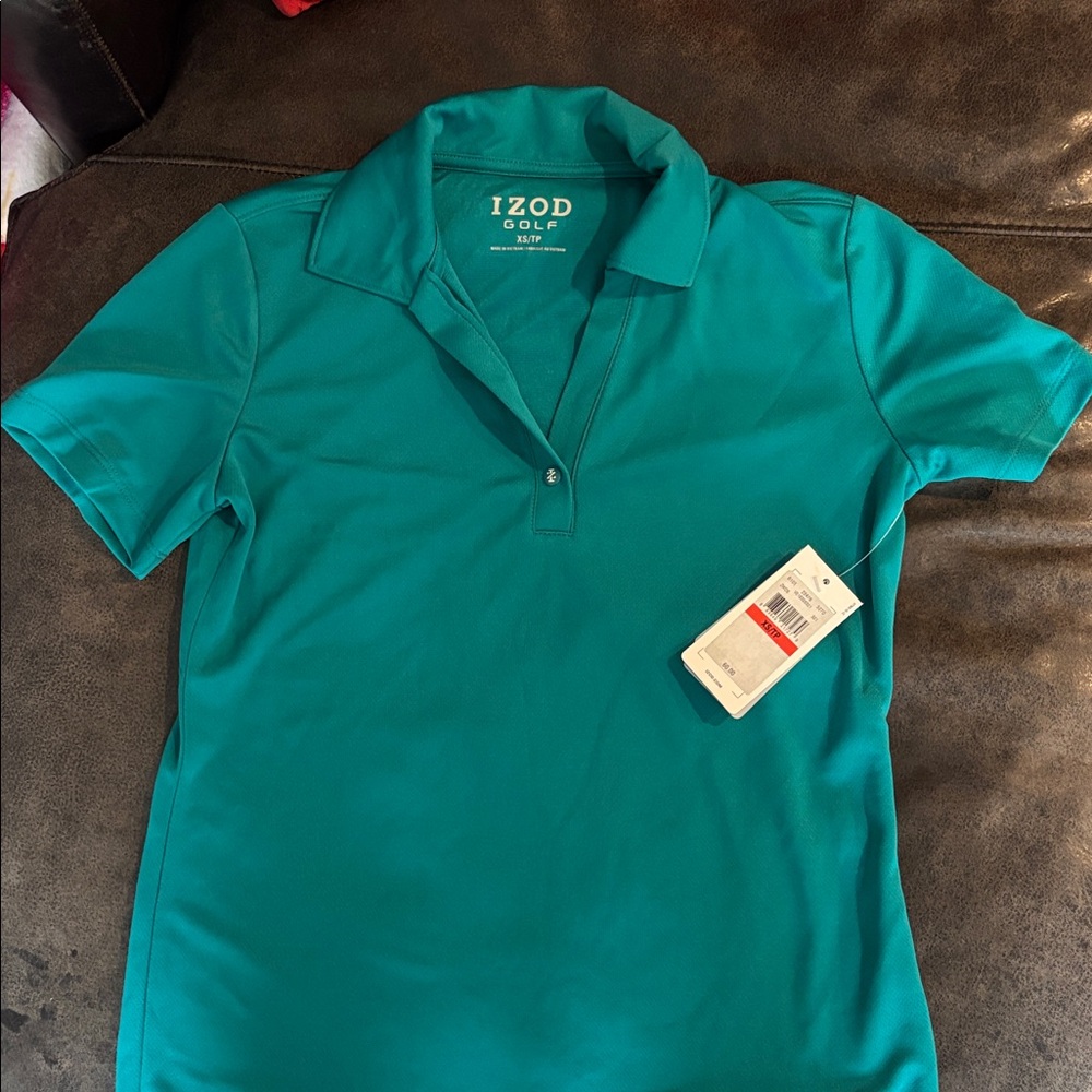 Izod Golf Turquoise Polo Shirt